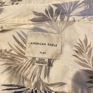 American Eagle Casual Short Sleeve Button Down